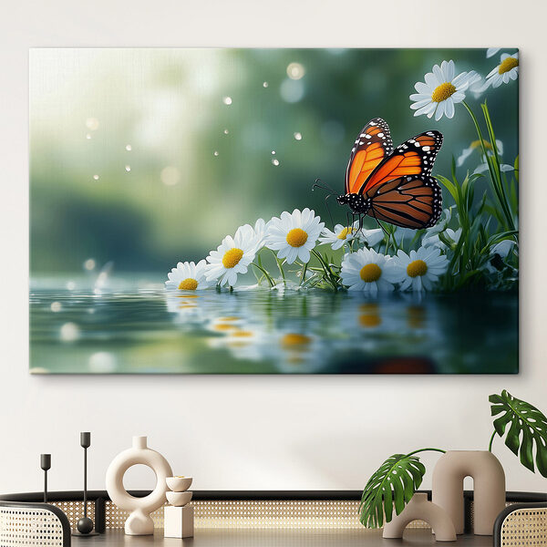 Motyl na kwiatku Obraz Motyl na kwiatku