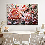 Obraz Piękne kwiaty w delikatnych pastelach