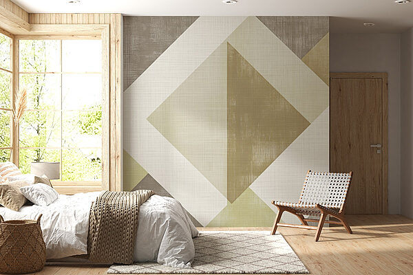 Abstrakcyjny geometryczny wzór w stonowanych kolorach Fototapeta Abstrakcyjny geometryczny wzór w stonowanych kolorach
