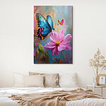 Obraz Motyl na kwiatku
