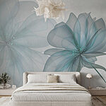 Fototapeta Kilka przezroczystych kwiatów