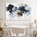 Obraz Malowanie kwiatów na białym tle