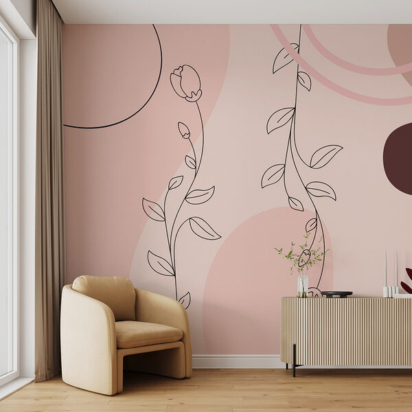 Elegancki kwiatowy projekt graficzny Fototapeta Elegancki kwiatowy projekt graficzny