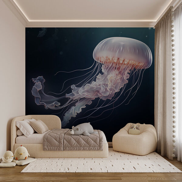 Meduza w wodzie Fototapeta Meduza w wodzie