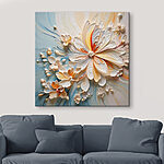 Obraz Delikatna grafika kwiatowa w łagodnych odcieniach