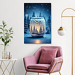 Obraz Świecznik z drzewami w tle