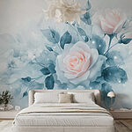 Fototapeta Kwiaty w spokojnej palecie