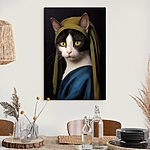 Obraz Kot w zielonym kapeluszu