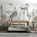 Fototapeta Naturalna harmonia w abstrakcyjnym designie.