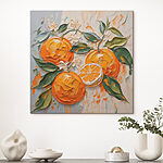 Obraz Malowanie pomarańczy i liści