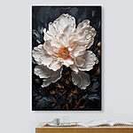 Obraz Biały kwiat z żółtym środkiem