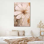 Obraz Malowanie białego kwiatu