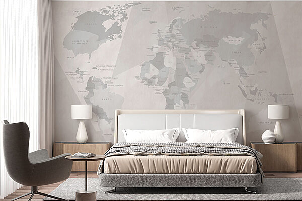Mapa świata Fototapeta Mapa świata