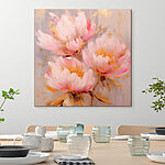 Obraz Malowanie różowych kwiatów