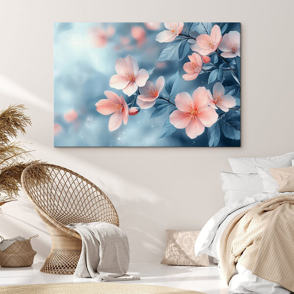 Obraz Delikatne kwiaty w stonowanych kolorach