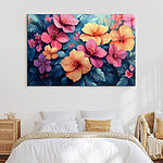 Obraz Grupa kolorowych kwiatów