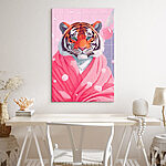 Obraz Tygrys w różowej szacie