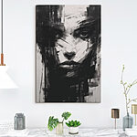 Obraz Malowanie kobiecej twarzy