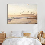 Obraz Ptaki latające nad plażą