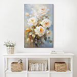 Obraz Malowanie białych róż