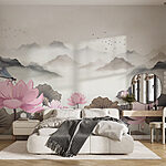 Fototapeta Malowanie kwiatów i wody