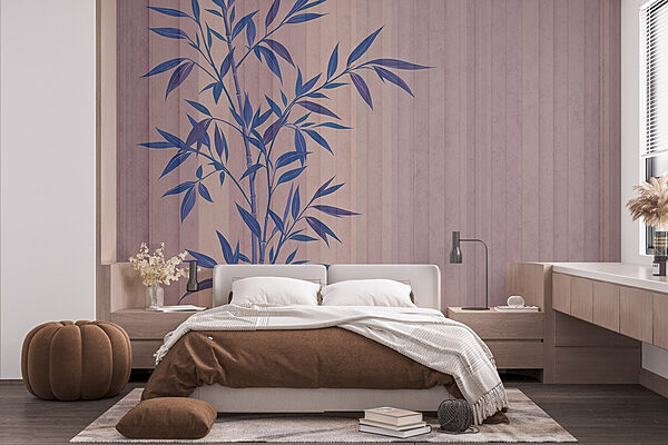 Fototapeta Fototapeta Roślina z niebieskimi liśćmi (SKU: w03337)