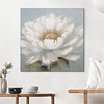 Obraz Biały kwiat z żółtym środkiem