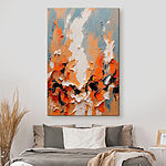 Obraz Żywe barwy w urzekającej abstrakcji