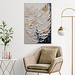 Obraz Biało-niebieski obraz