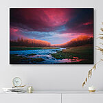 Obraz Rzeka płynąca przez las