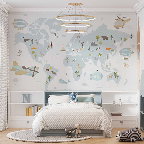 Mapa świata Fototapeta Mapa świata