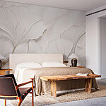 Fototapeta Miękkie płatki na spokojnym tle