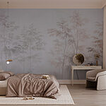 Fototapeta Drzewa we mgle