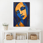 Obraz Malowanie kobiecej twarzy