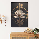 Obraz Kwiat lotosu w eleganckim stylu