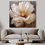 Obraz Malowanie białego kwiatu