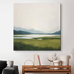 Obraz Jezioro otoczone górami