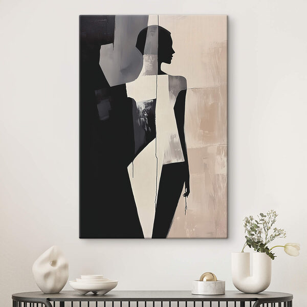 Obraz Woman's face in a white dress (SKU: s43969) Obraz Woman's face in a white dress (SKU: s43969)