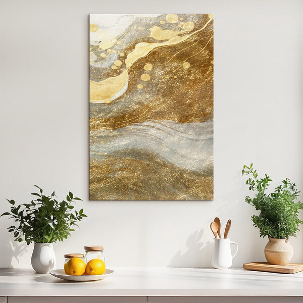 Wydruk na płótnie Wiry stonowanych odcieni ziemi