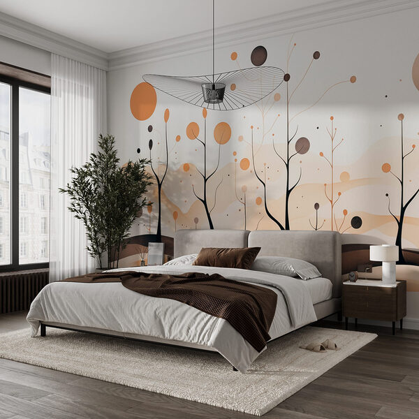 Fototapeta Malowanie drzew i roślin