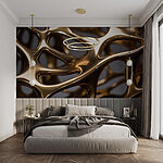 Fototapeta Wall murals Intricate design in metallic tones