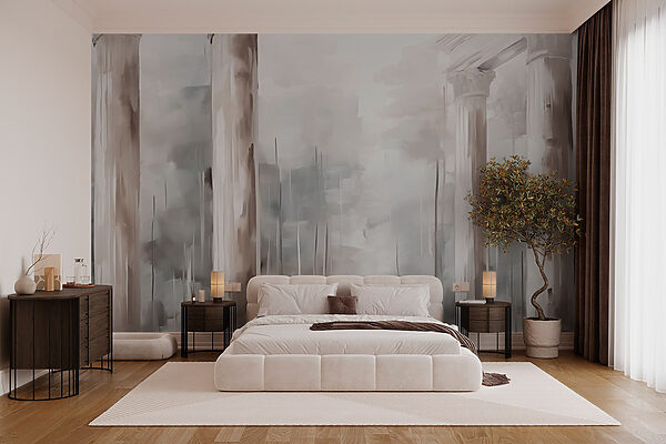 Fototapeta Malowanie budynku z kolumnami (SKU: w03844v1) Fototapeta Fototapeta Malowanie budynku z kolumnami (SKU: w03844v1)