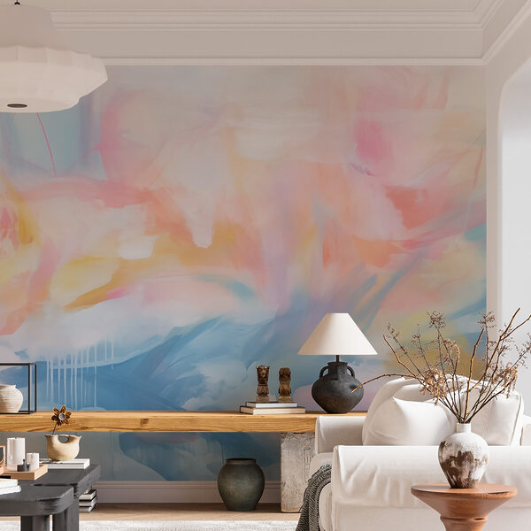 Fototapeta Malowanie kolorowego nieba