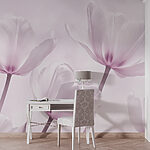 Fototapeta Grupa białych kwiatów