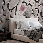 Fototapeta Teksturowane wzory w delikatnych odcieniach