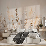 Wall mural Malowanie kwiatów na polu