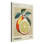 Wydruk na płótnie Sztuka pomelo w żywych kolorach