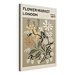Wydruk na płótnie Plakat Vintage London Flower Market