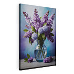 Wydruk na płótnie Canvas prints Vase with purple flowers