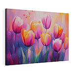 Wydruk na płótnie Malowanie tulipanów